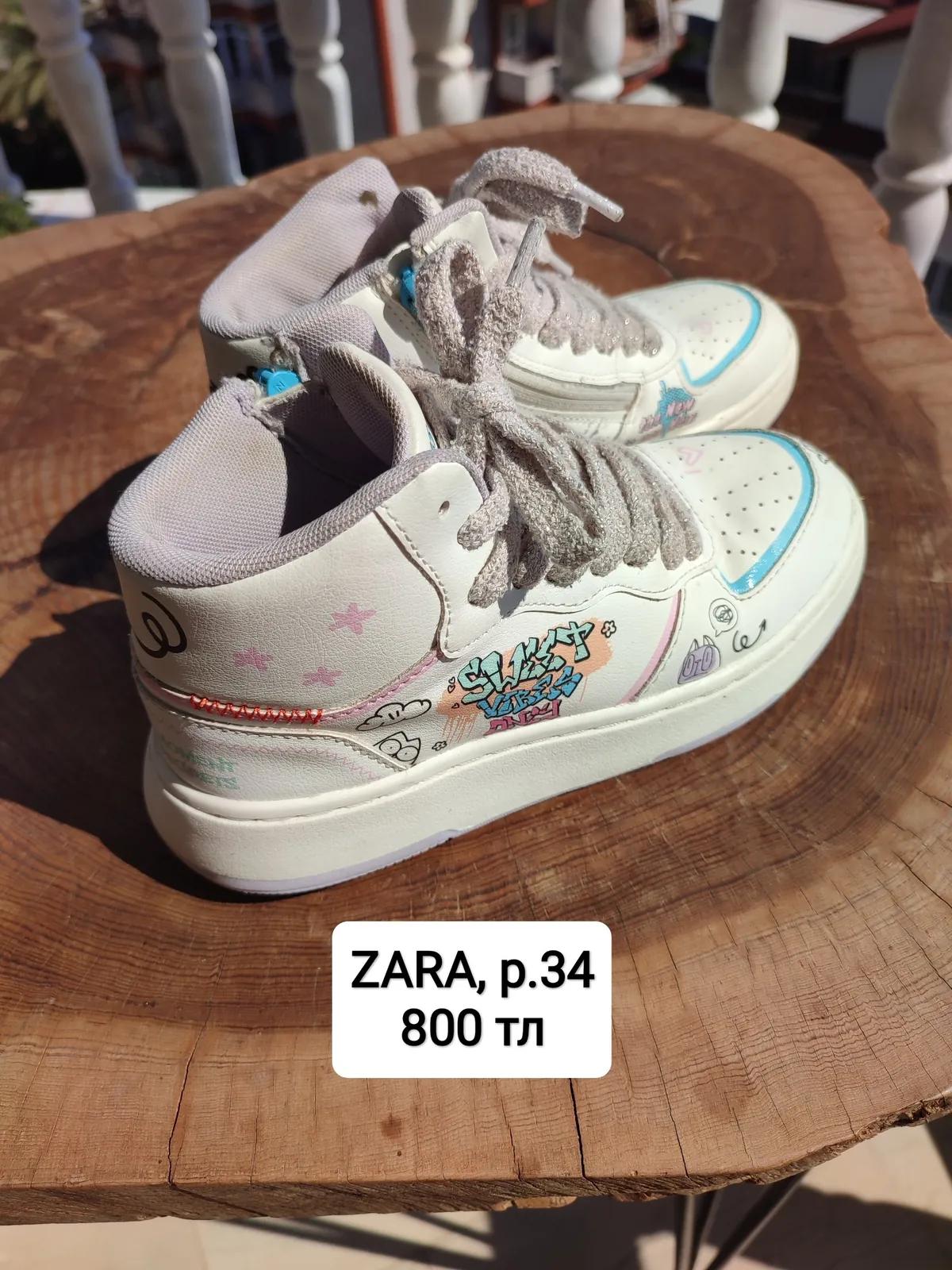 Детская обувь Zara, Asics, DeFacto 7-10 лет