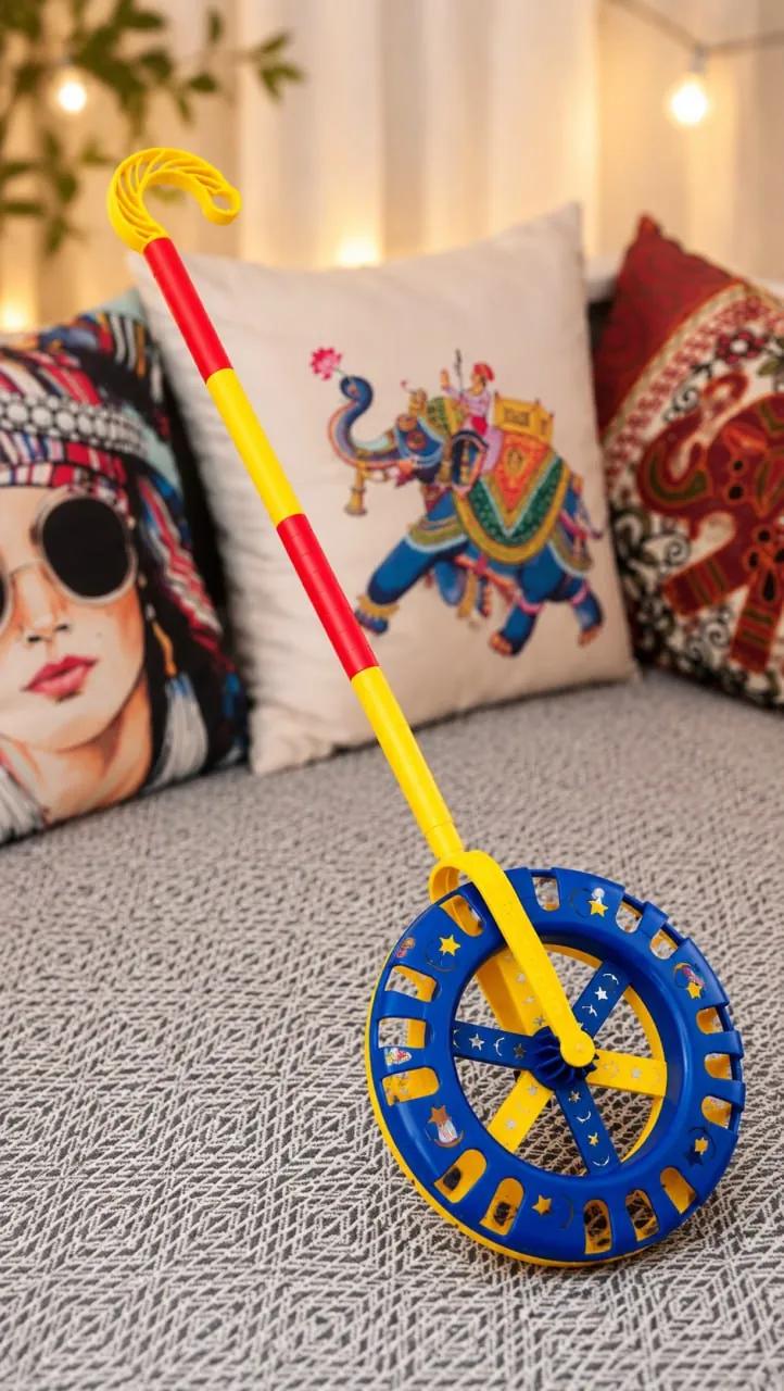 Детская каталка с регулируемой ручкой в Махмутларе