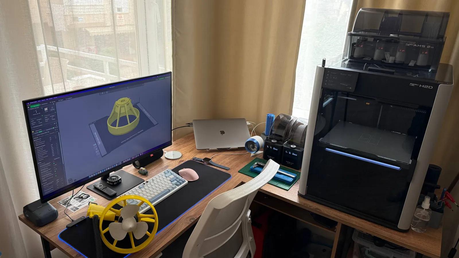 Комплект для 3D-печати и моделирования Bambu Lab H2D