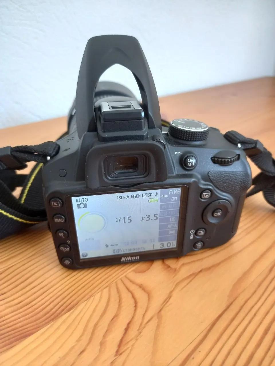 Фотоаппарат Nikon D3200 с объективом и сумкой