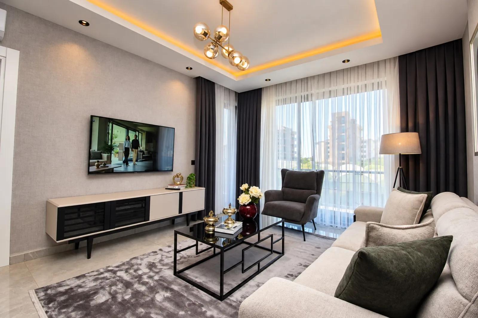 Квартира 1+1 58 м² в Royal Park Residence, Каргыджак