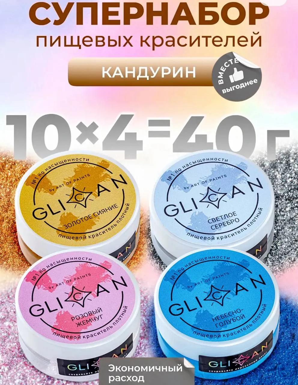 Кандурин для кондитеров, 4 штуки