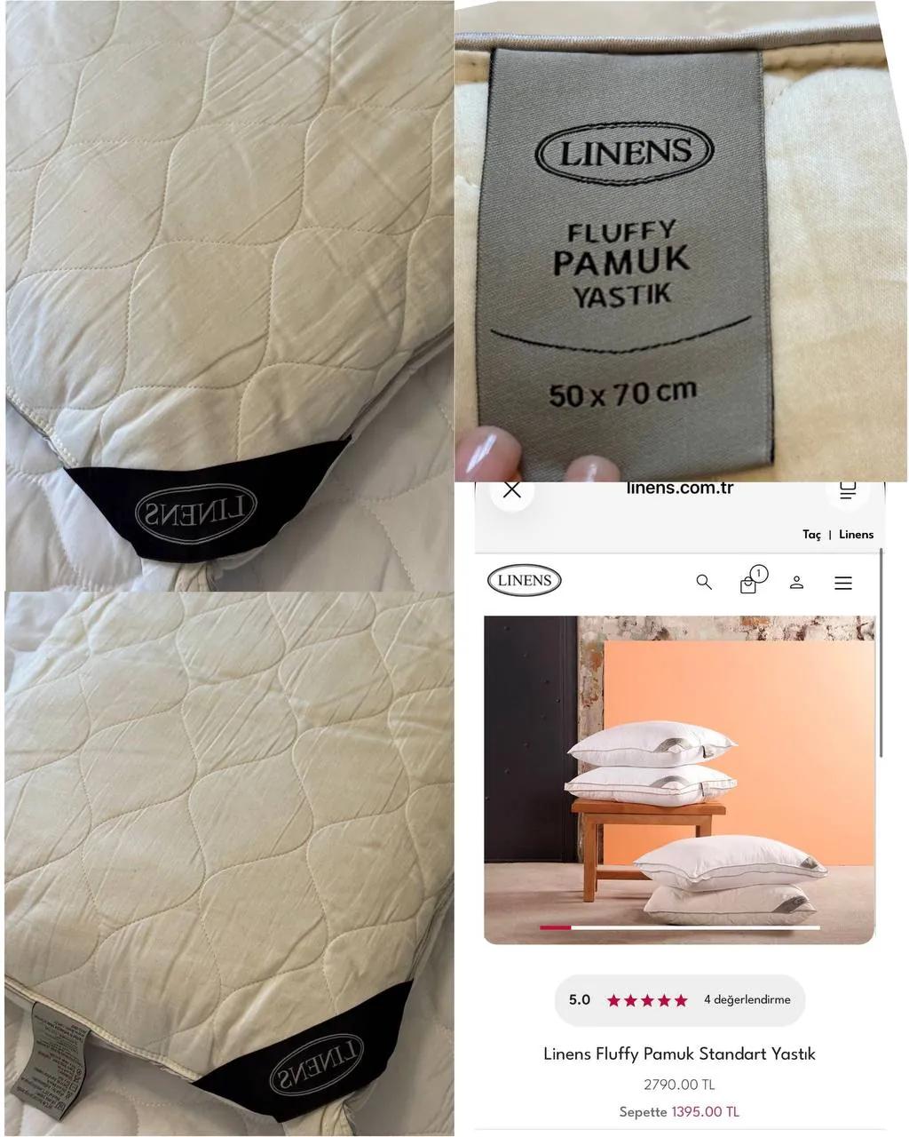 Подушки и одеяло брендов Linens и English Home в Сарыере