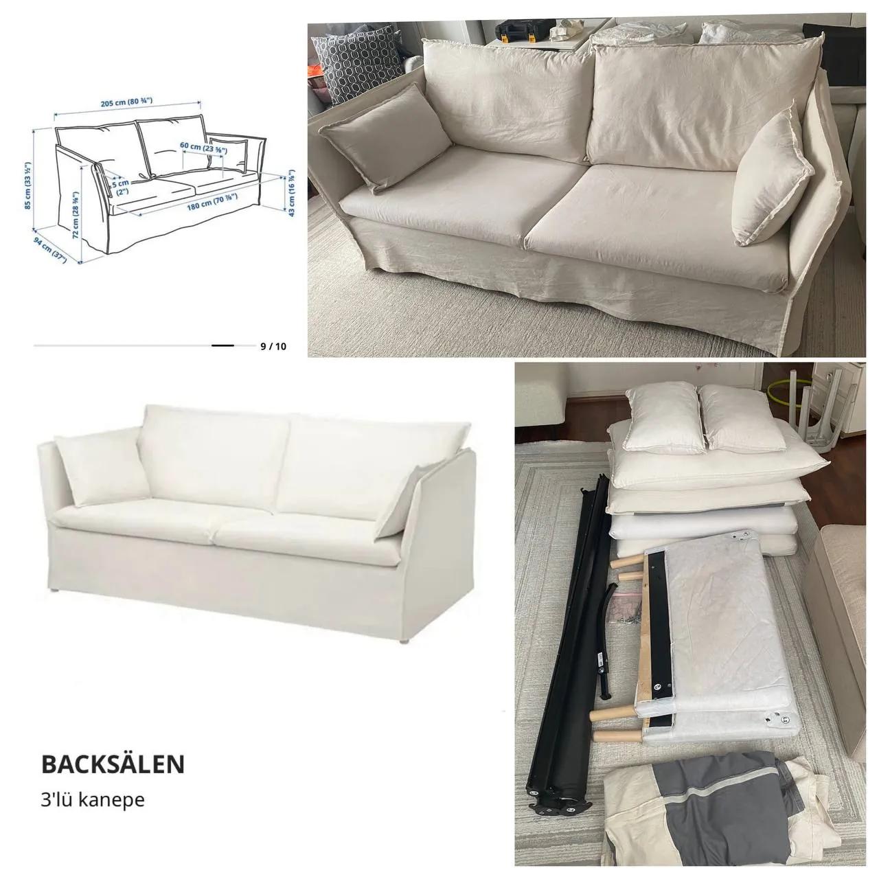 Диван IKEA Backsalen в идеальном состоянии