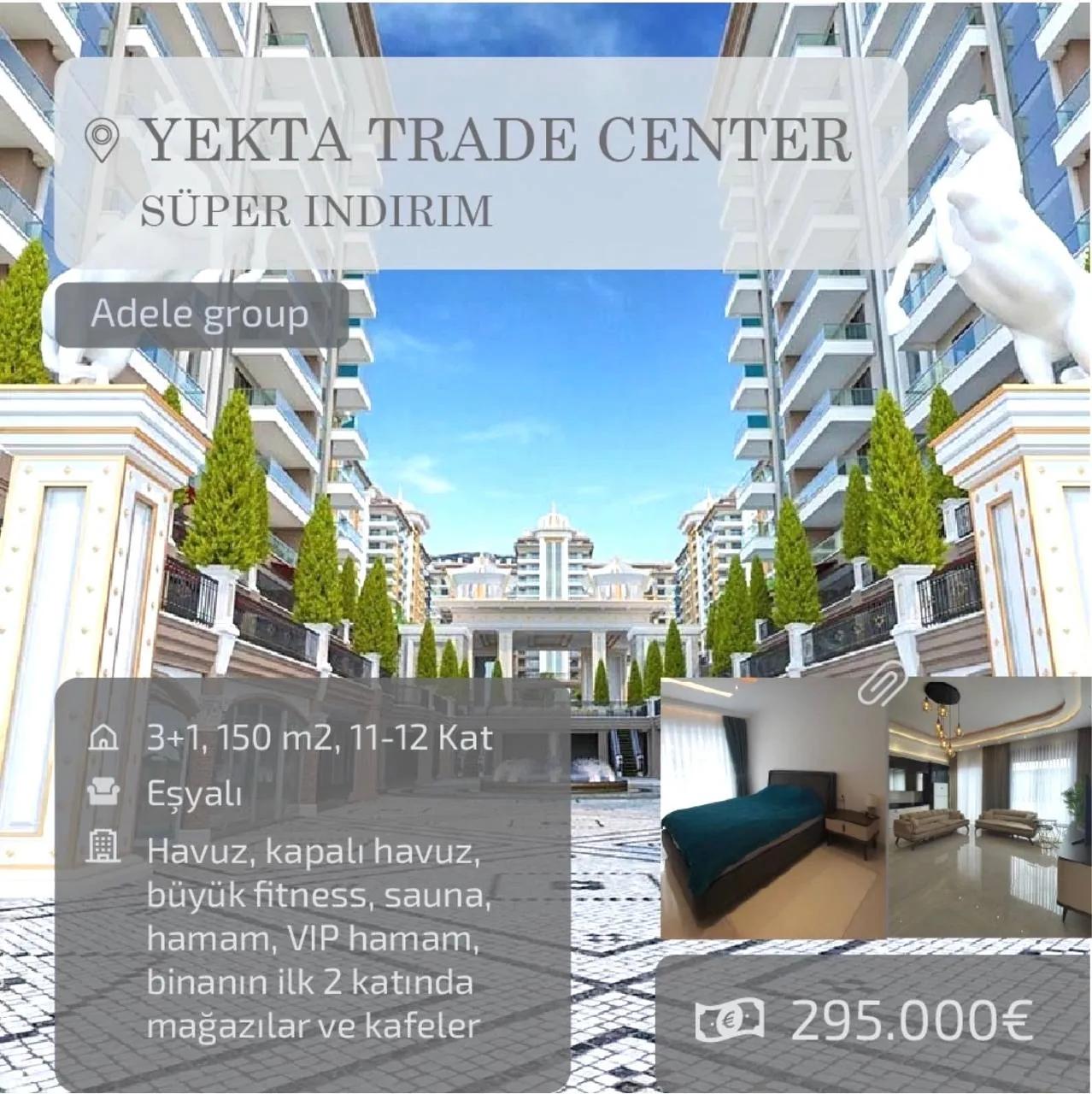 Пентхаус 3+1 150 м² в Махмутларе