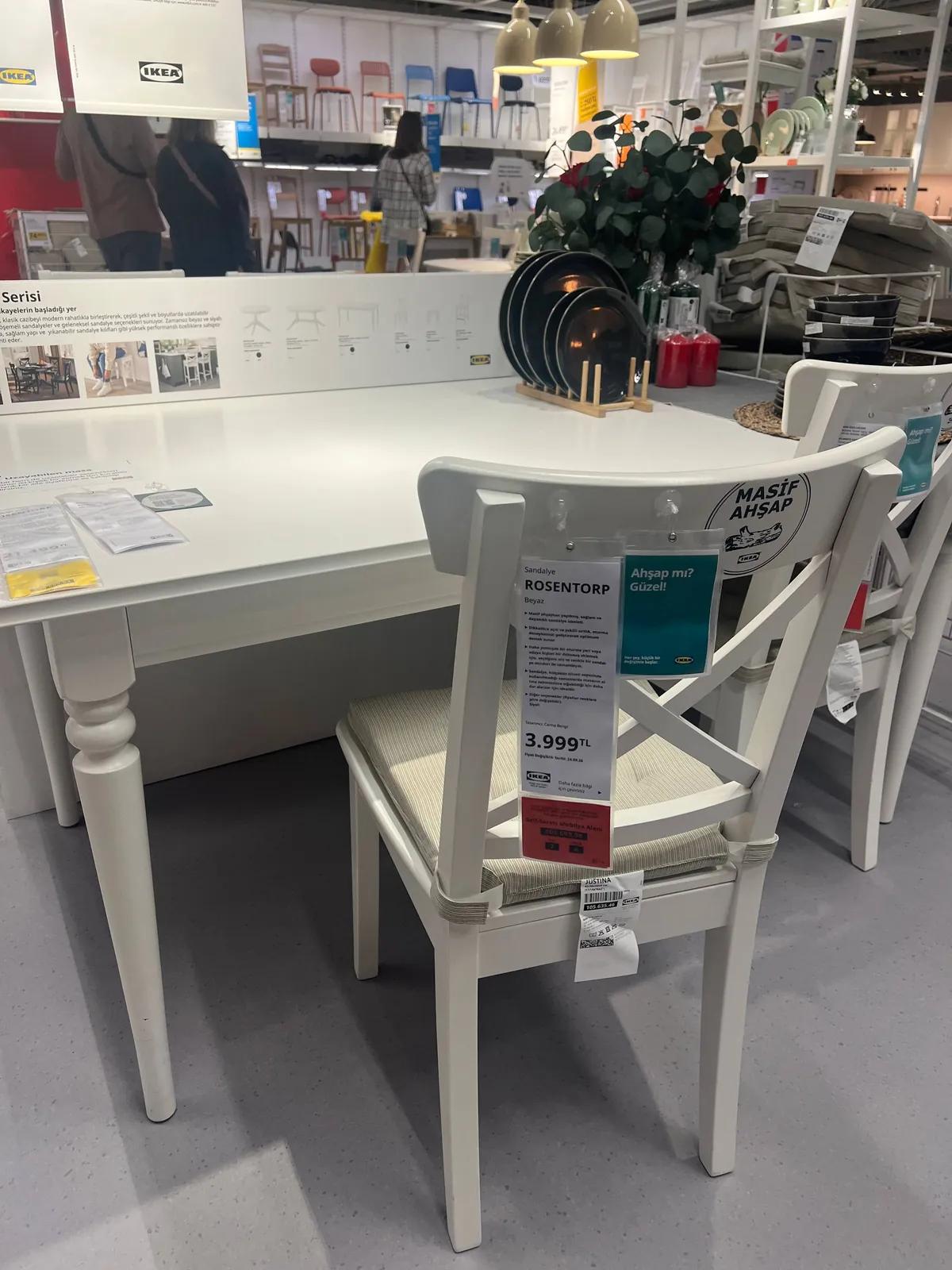 Комплект из шести стульев IKEA