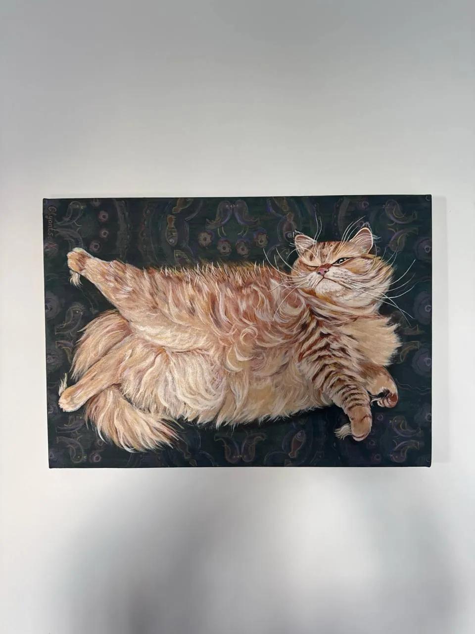 Картина на холсте, акрил, 50х35 см
