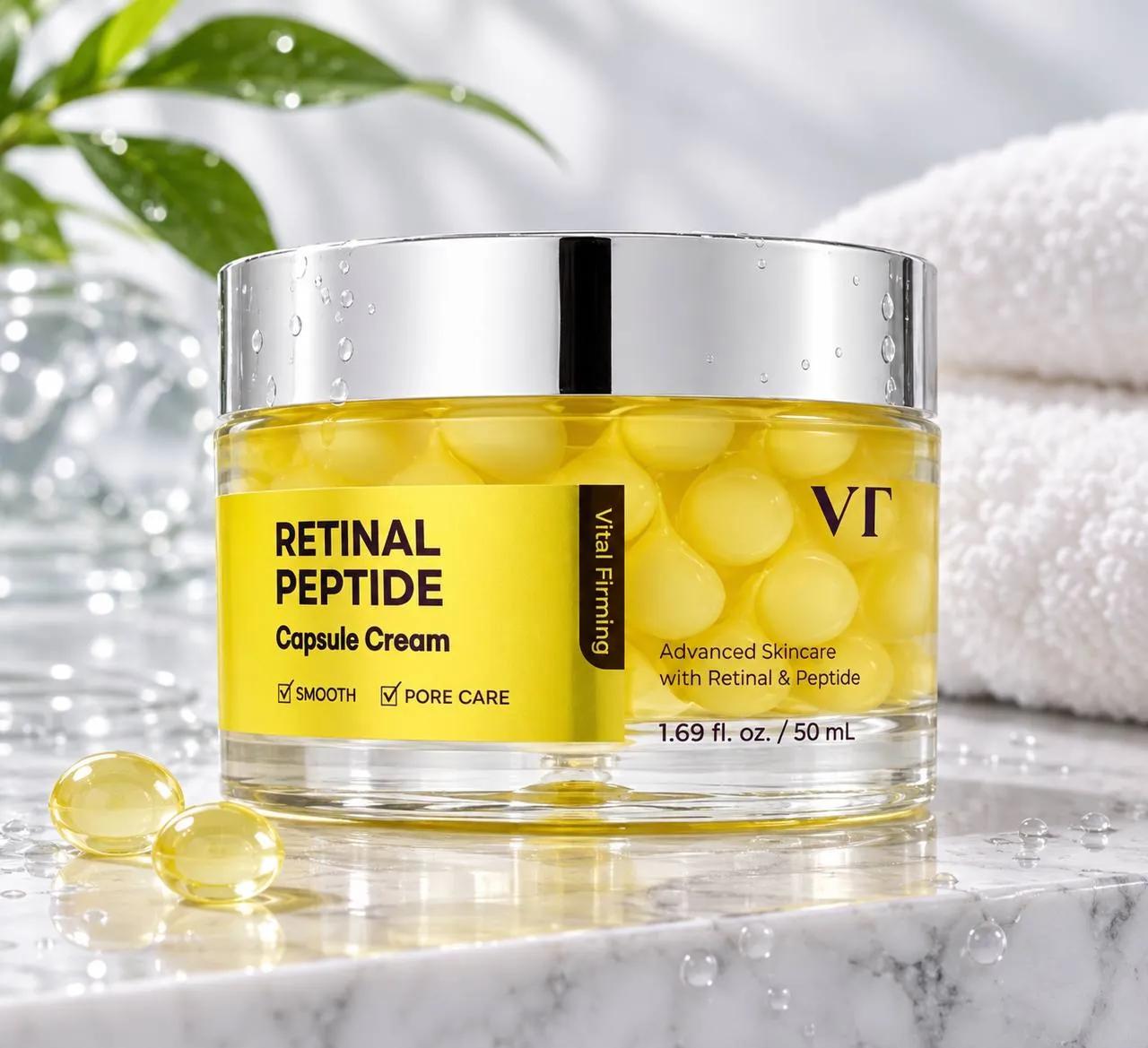 Крем VT Retinal Peptide с пептидами для лица