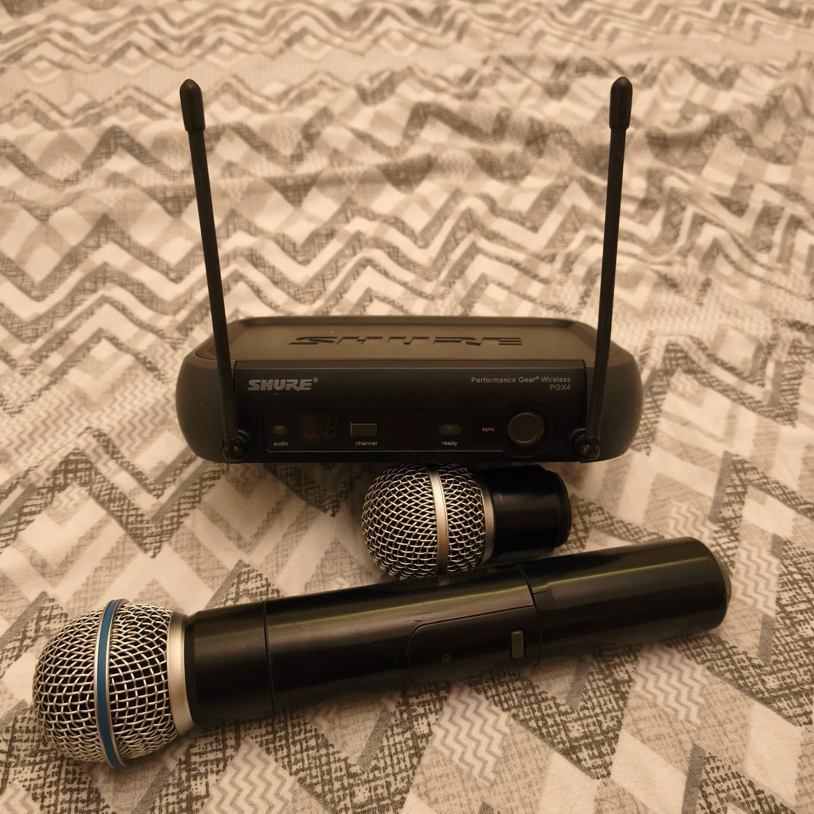 Беспроводная микрофонная система Shure SM-58