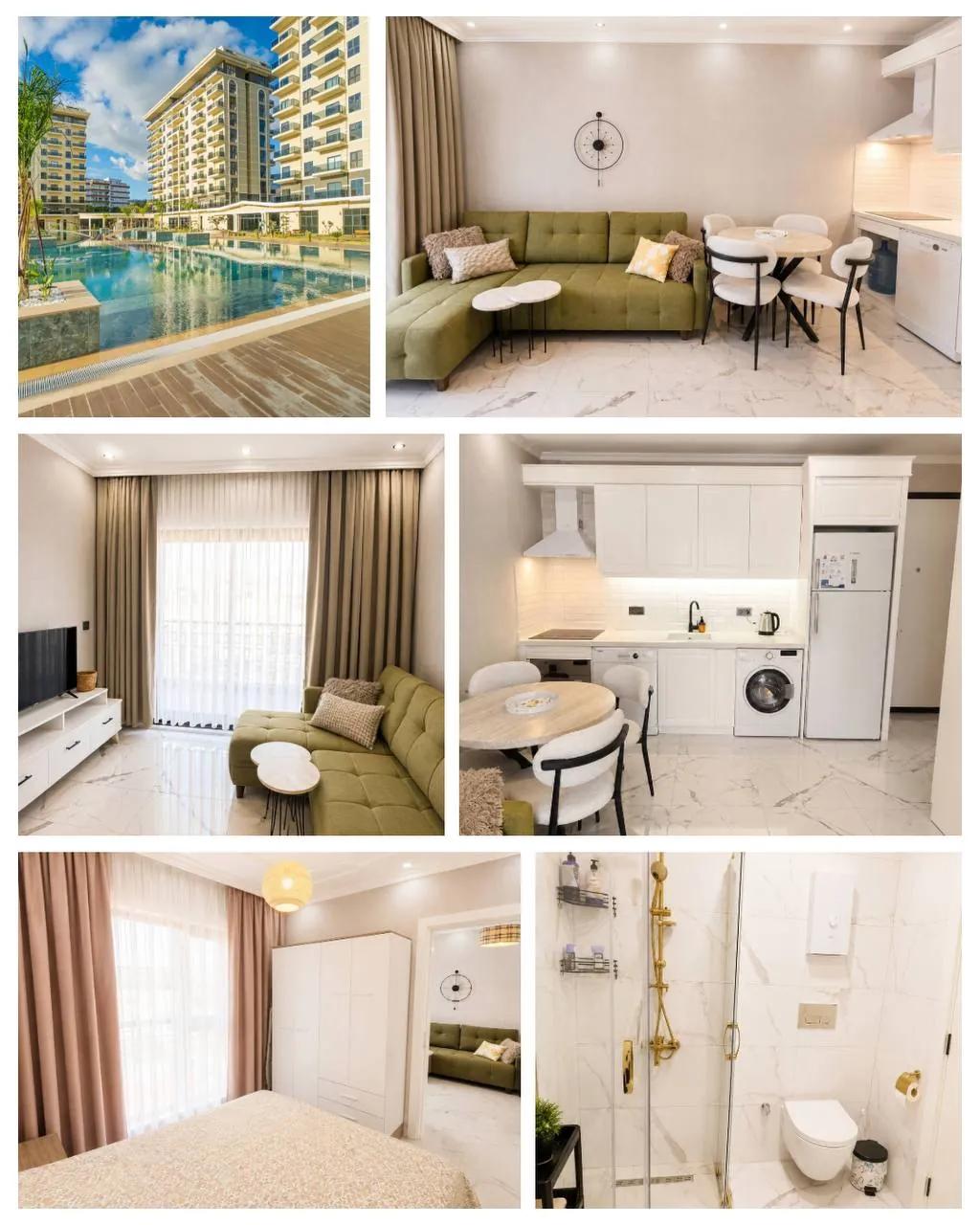 Квартира 1+1 50 м² в Демирташе, Аланья