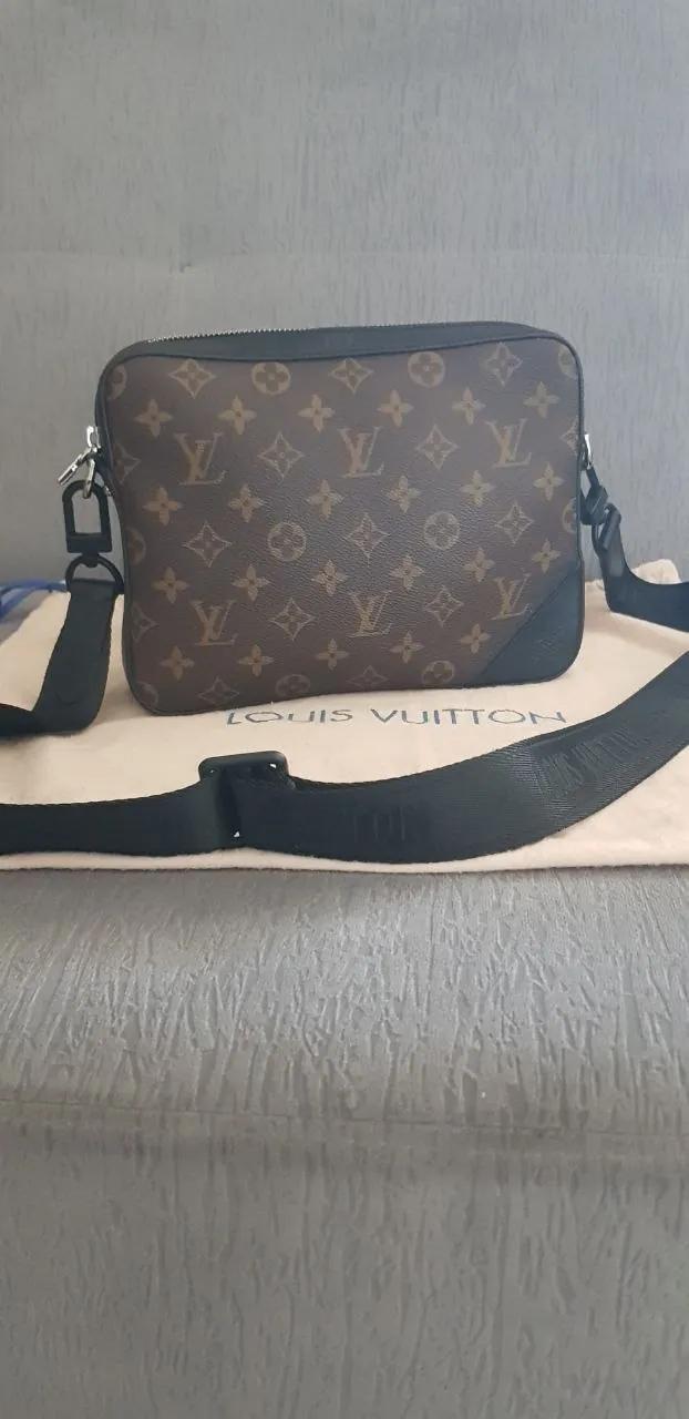 Мужская сумка-мессенджер Louis Vuitton Monogram Macassar