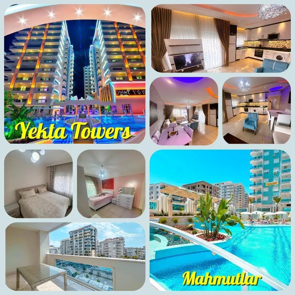 Квартира 2+1 120 м² в Yekta Towers, Махмутлар