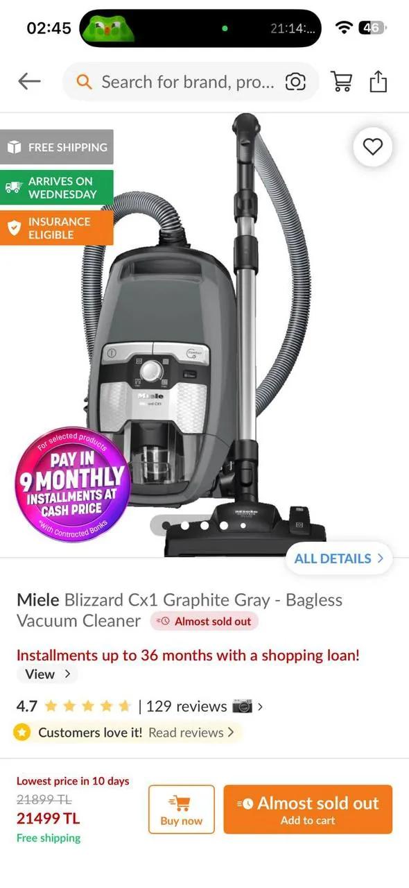 Пылесос Miele