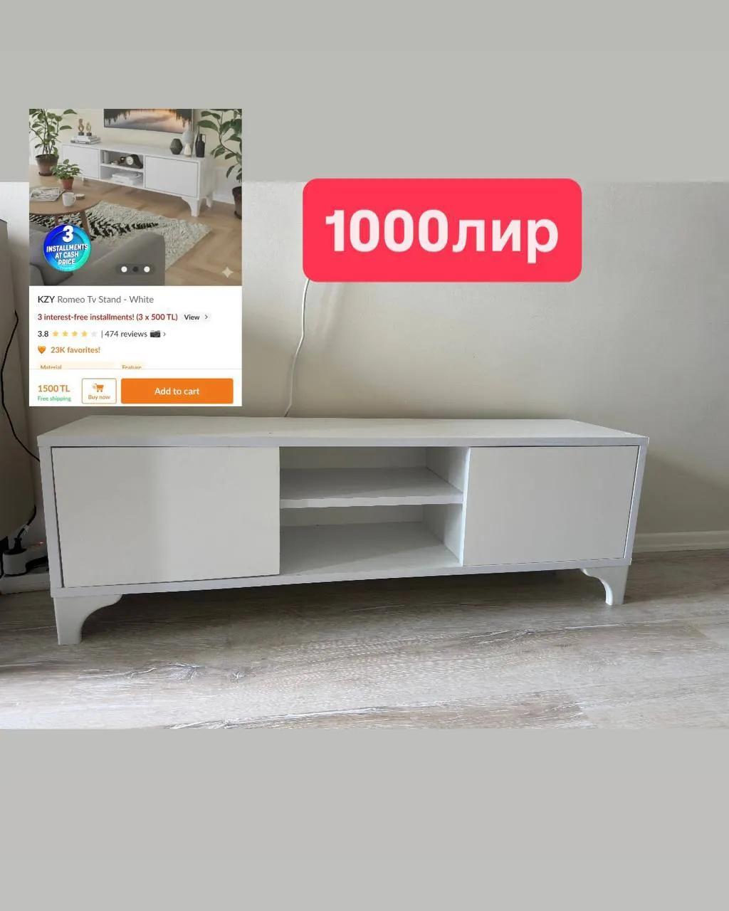 ТВ-тумба и кофейный столик в Махмутларе