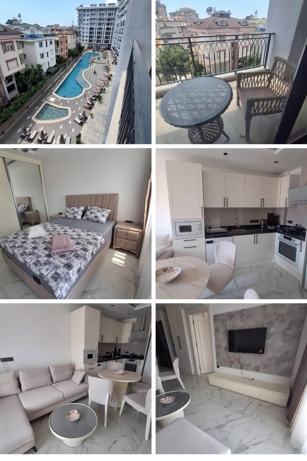 Квартира 1+1 в Клеопатре, Аланья
