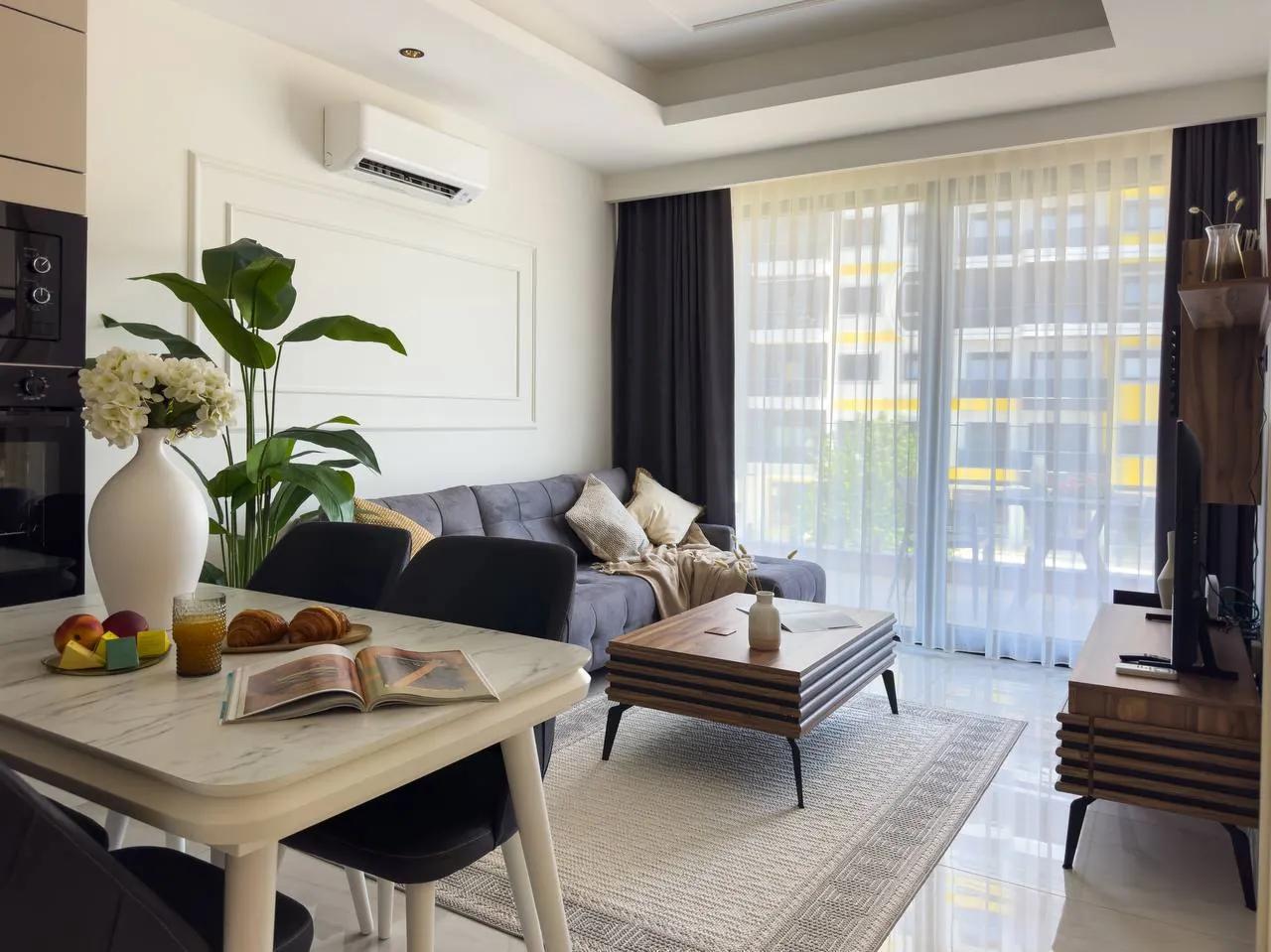 Квартира 1+1 у моря в Cebeci Towers, Махмутлар
