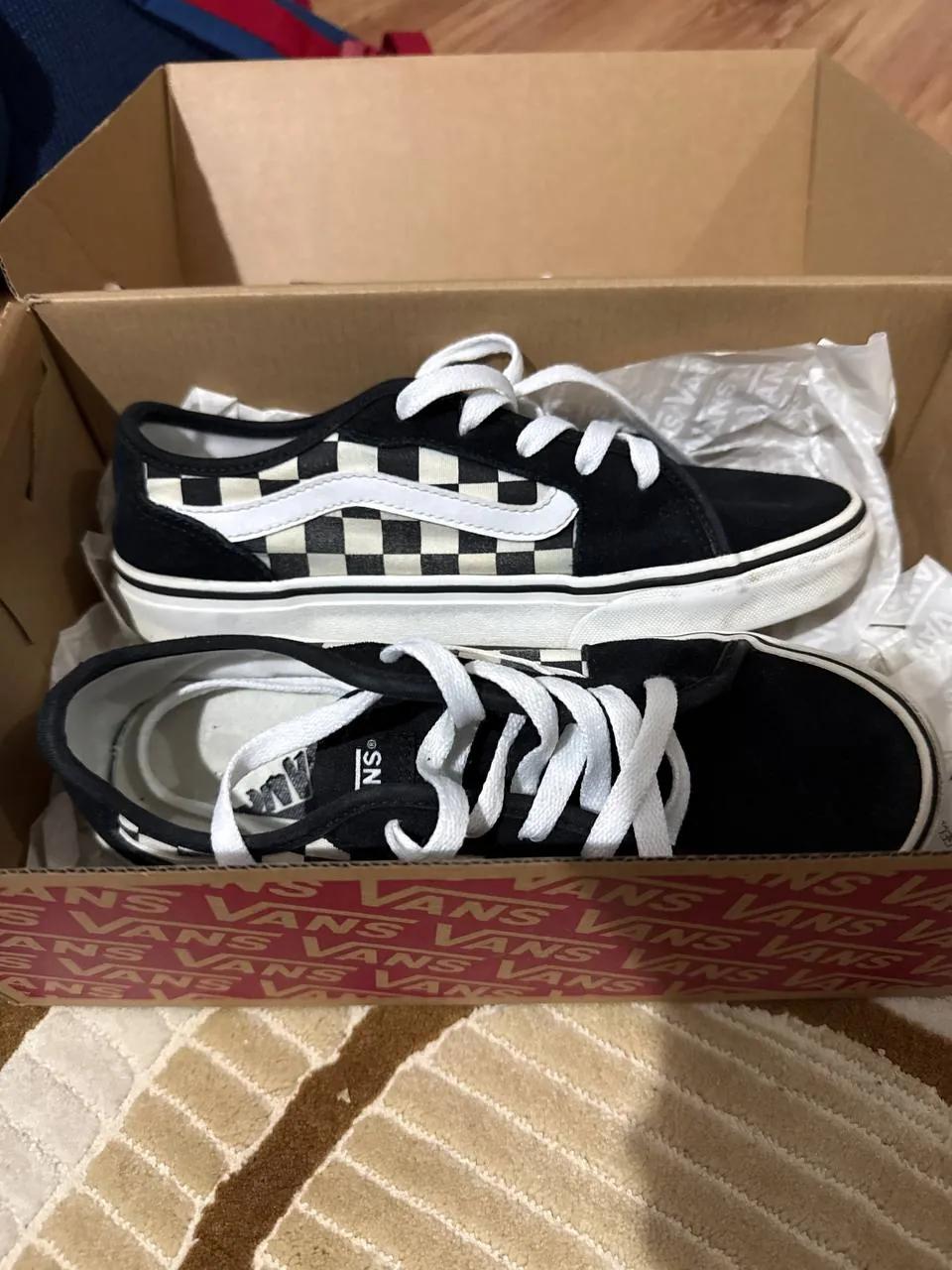 Кеды Vans, бывшие в использовании