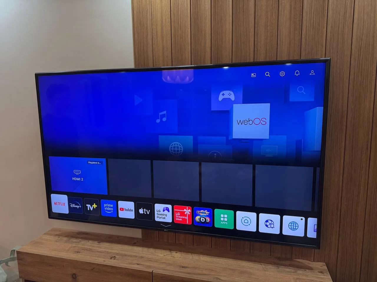 Телевизор LG 75 дюймов с разрешением 4K