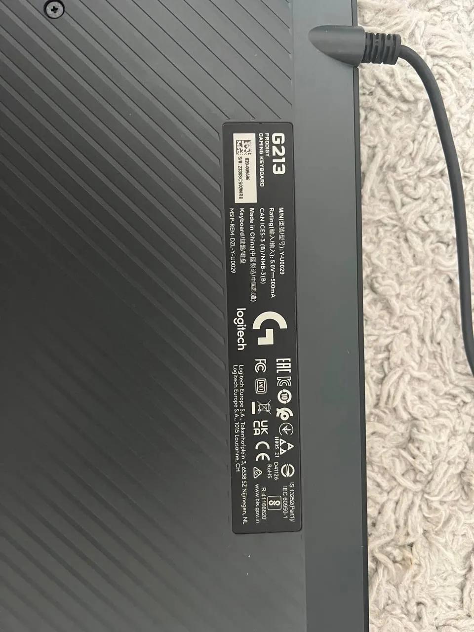 Игровая клавиатура Logitech G213 Prodigy RGB