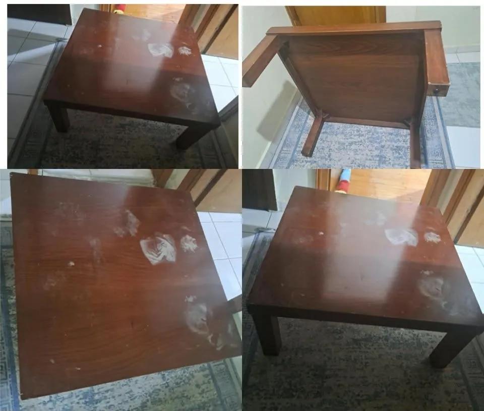 Деревянный стол 90×90 см в Алтынкум