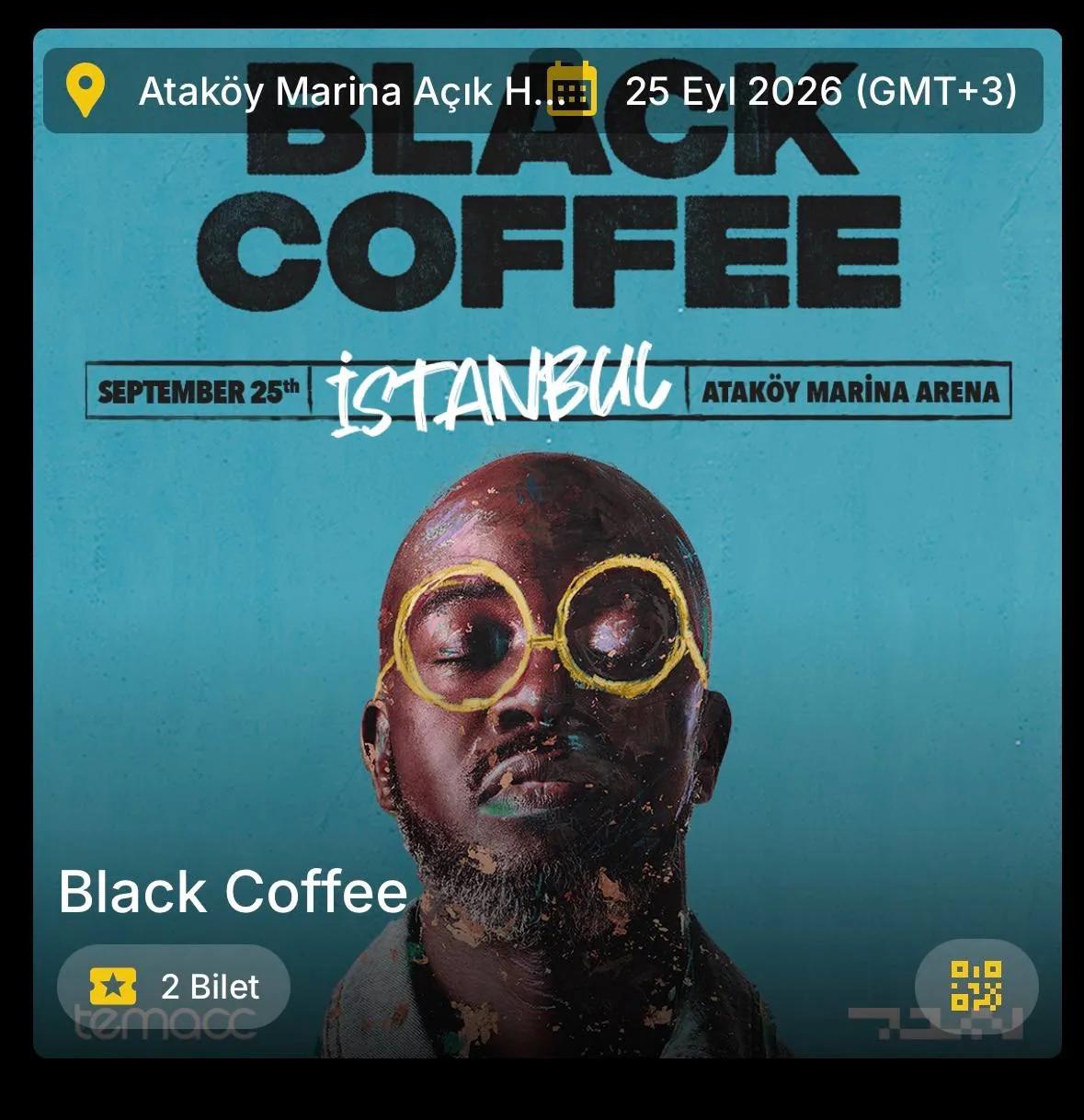 Билеты на концерт Black Coffee