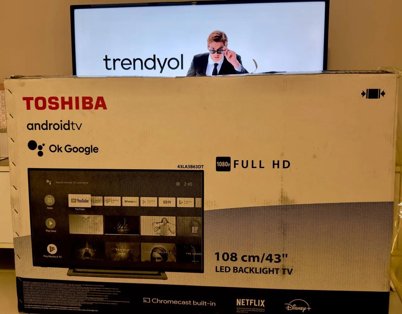 Телевизор Toshiba 43 дюйма Smart TV