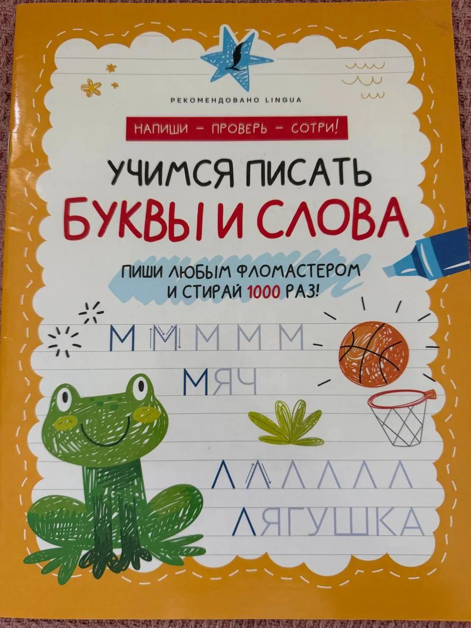 Многоразовые прописи для подготовки к школе