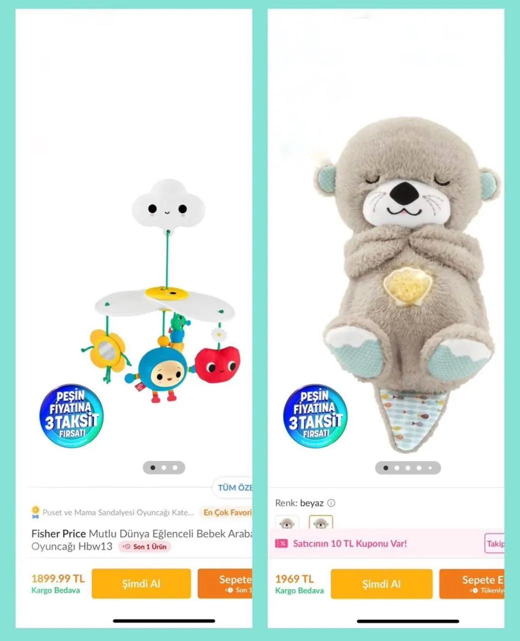Игрушки Fisher-Price, набор