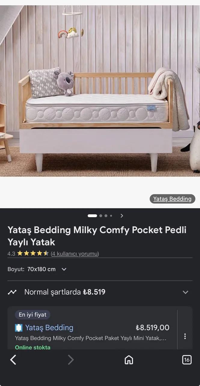 Детская кроватка Yataş