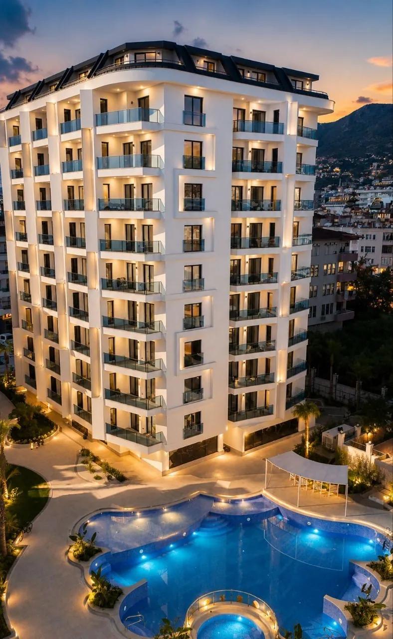 Видовой дуплекс 2+1 в Best Home Aria 35, Аланья