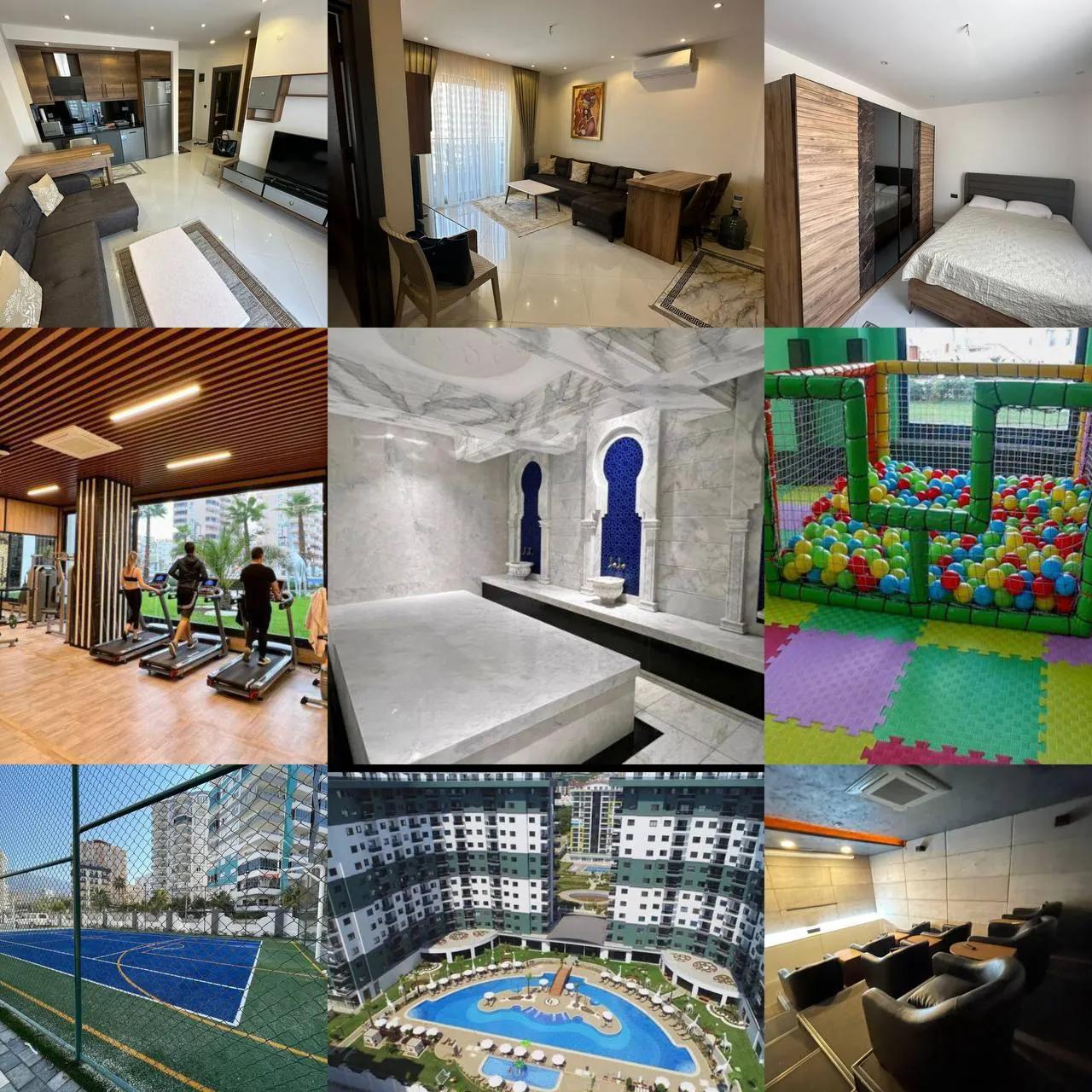 Квартира 1+1 с видом на горы в Serenity Residence