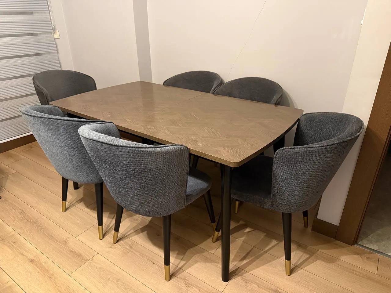 Стол и 6 стульев EnzaHome