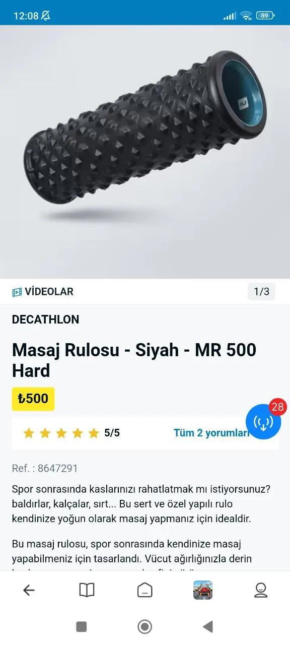 Массажный роллер в состоянии нового