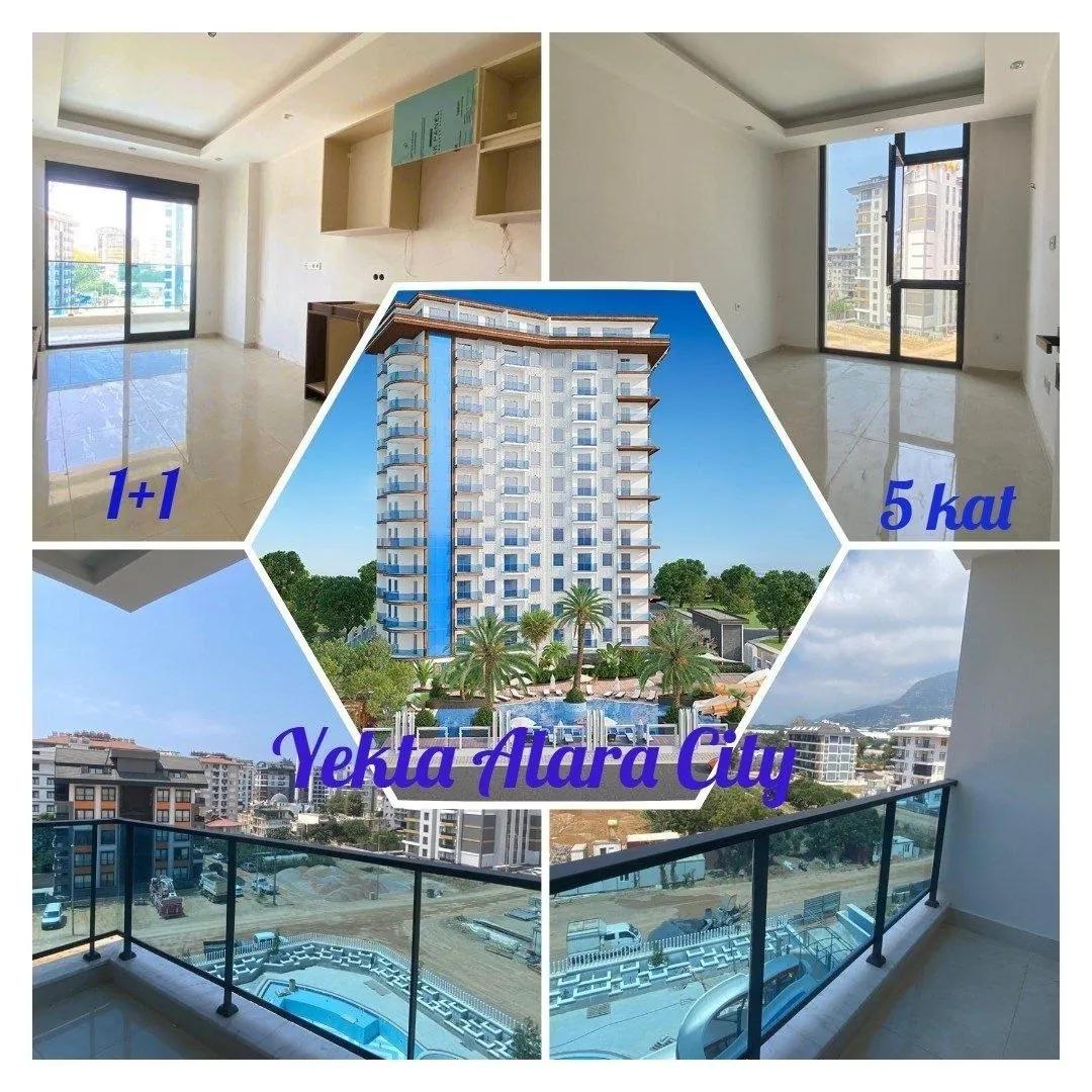 Квартира 1+1 в Alara City Residence, Махмутлар