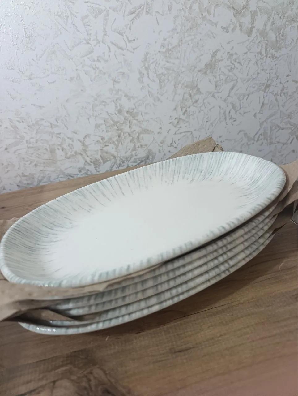 Тарелки Bonna Porcelain Iris 29×18 см, 6 штук