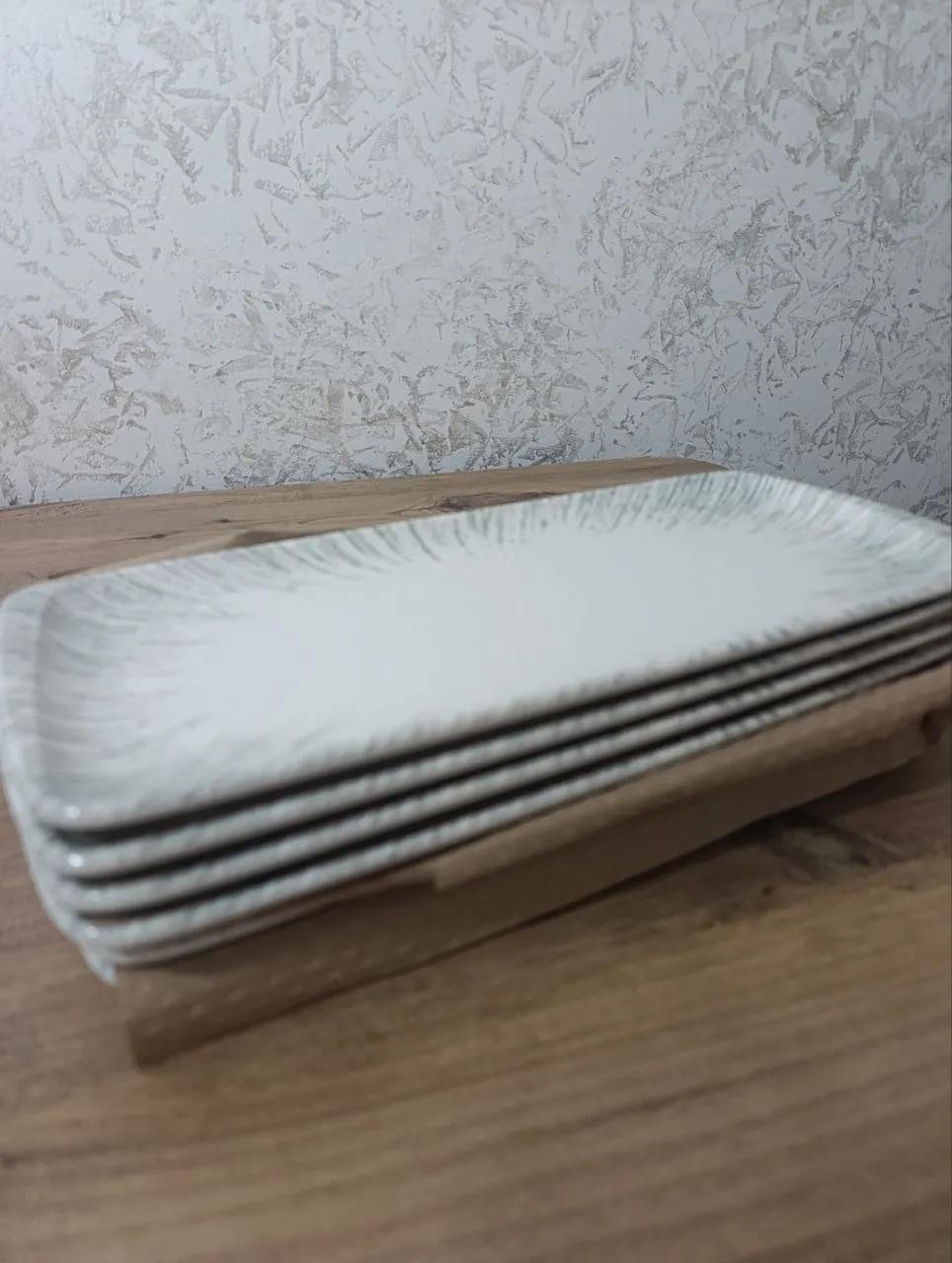 Тарелки Bonna Porcelain Iris 35×16 см, 6 штук