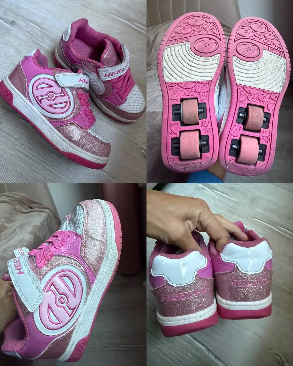 Роликовые кроссовки Heelys размер 33 для девочки