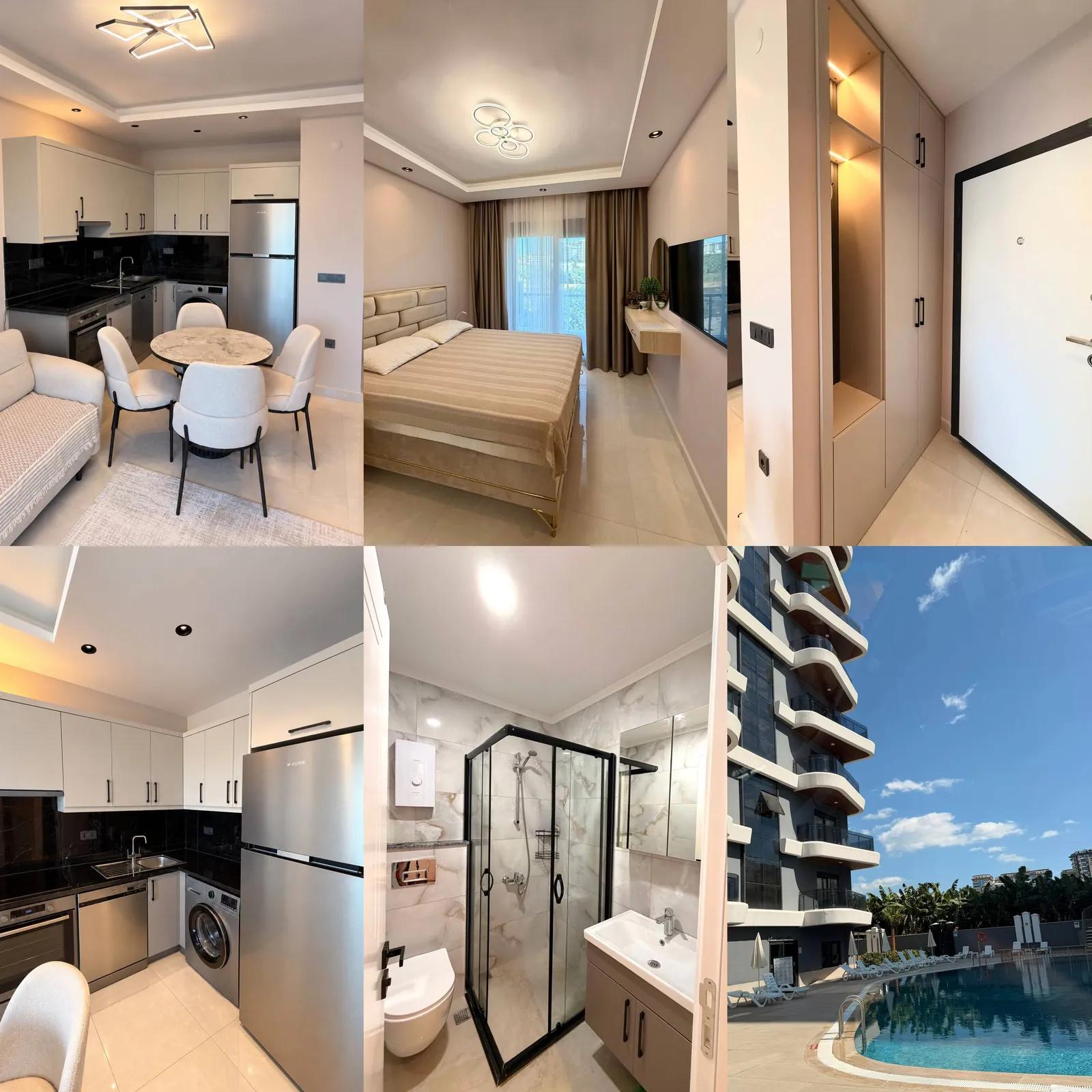 Квартира 1+1 в ЖК Rubi Tower, Махмутлар