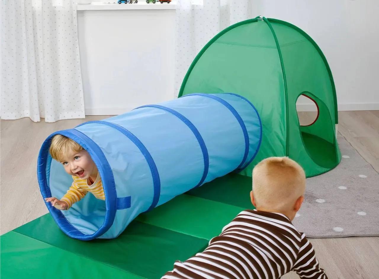 Детская игровая палатка с туннелем IKEA