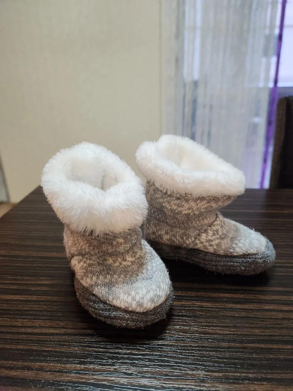 Детские тёплые сапожки, стелька 11 см