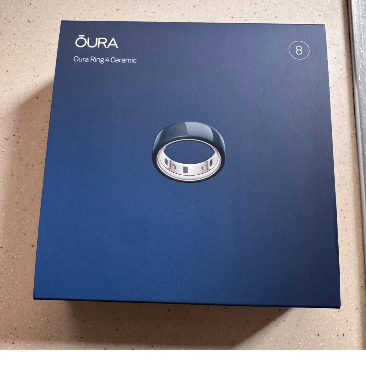 Умное кольцо Oura Ring 4 в керамическом исполнении