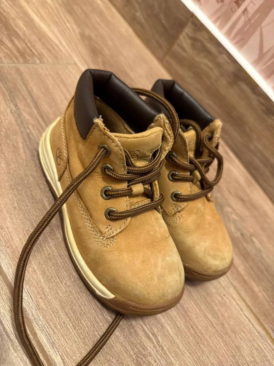 Детские ботинки Timberland из натуральной замши, 25-26