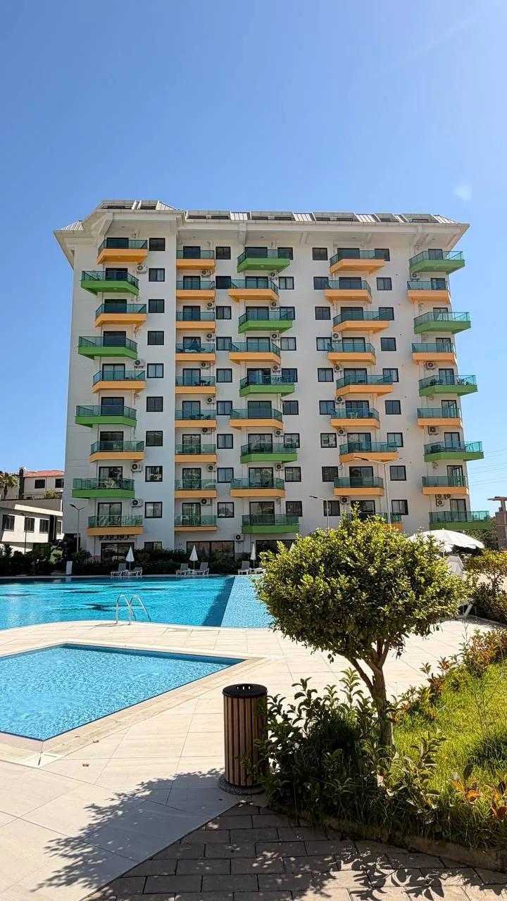 Дуплекс 2+1 с садом в Konak Green Life, Авсаллар