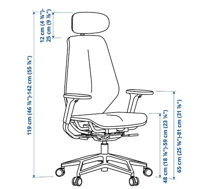 Компьютерное игровое кресло IKEA STYRSPEL