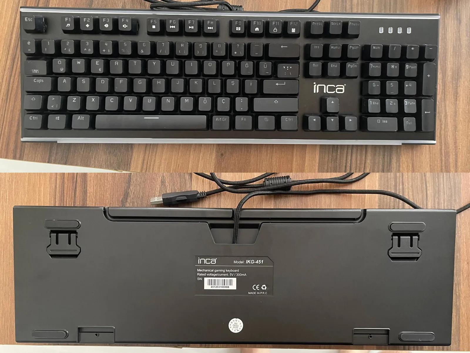 Механическая игровая клавиатура Inca IKG-451
