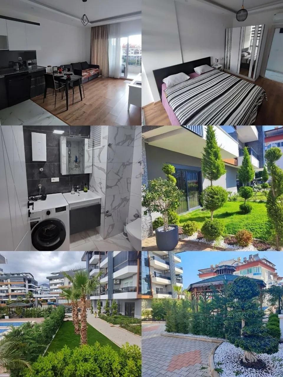 Квартира 1+1 в клубном доме в Обе, Аланья