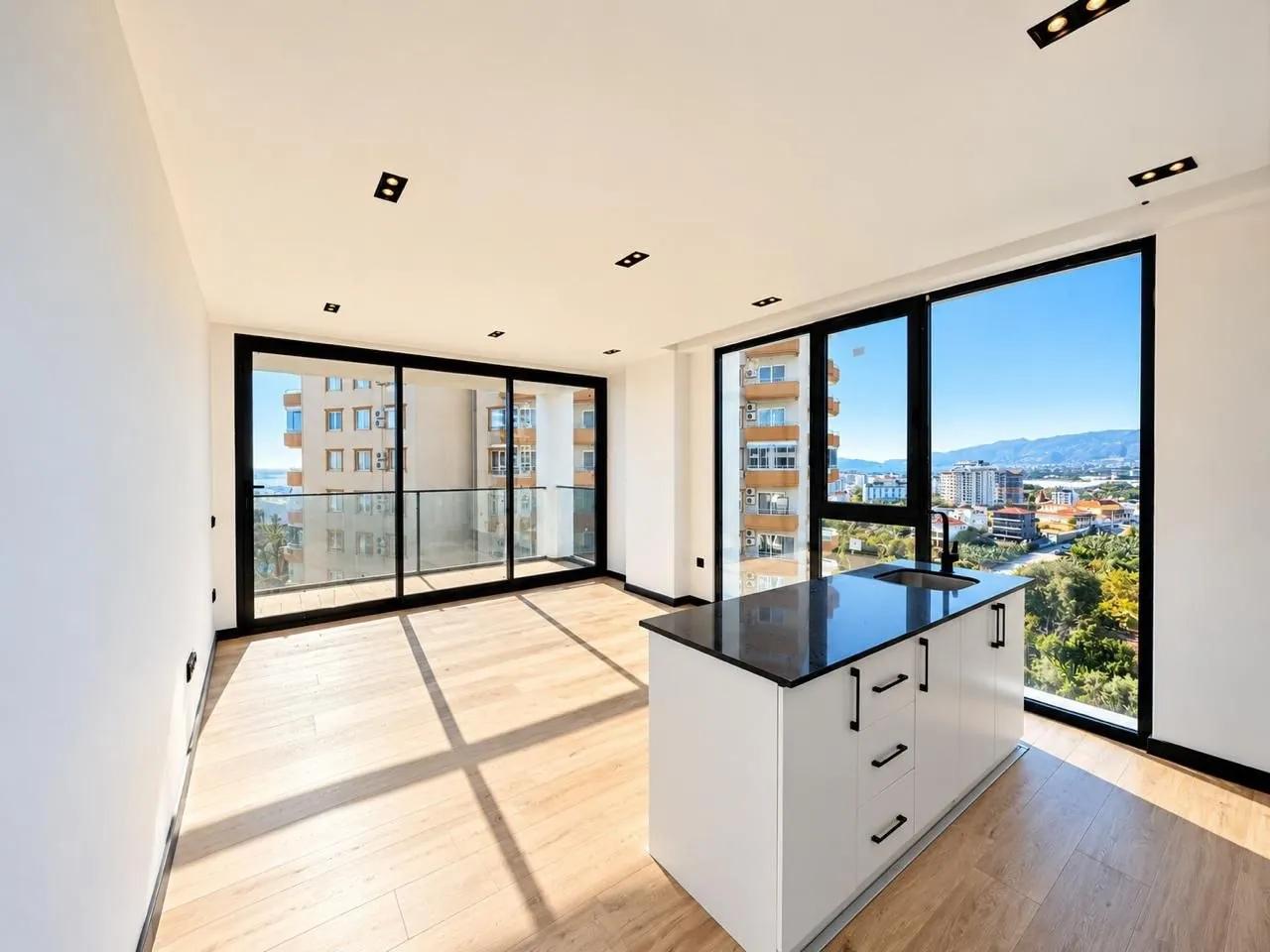 Квартира 1+1 60 м² в Махмутларе с видом на море