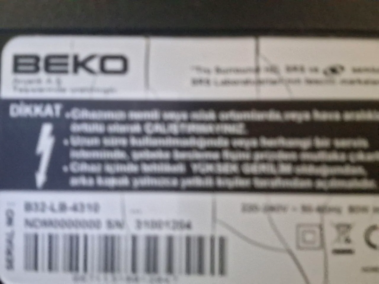 Телевизор Beko 32 дюйма с ресивером 6