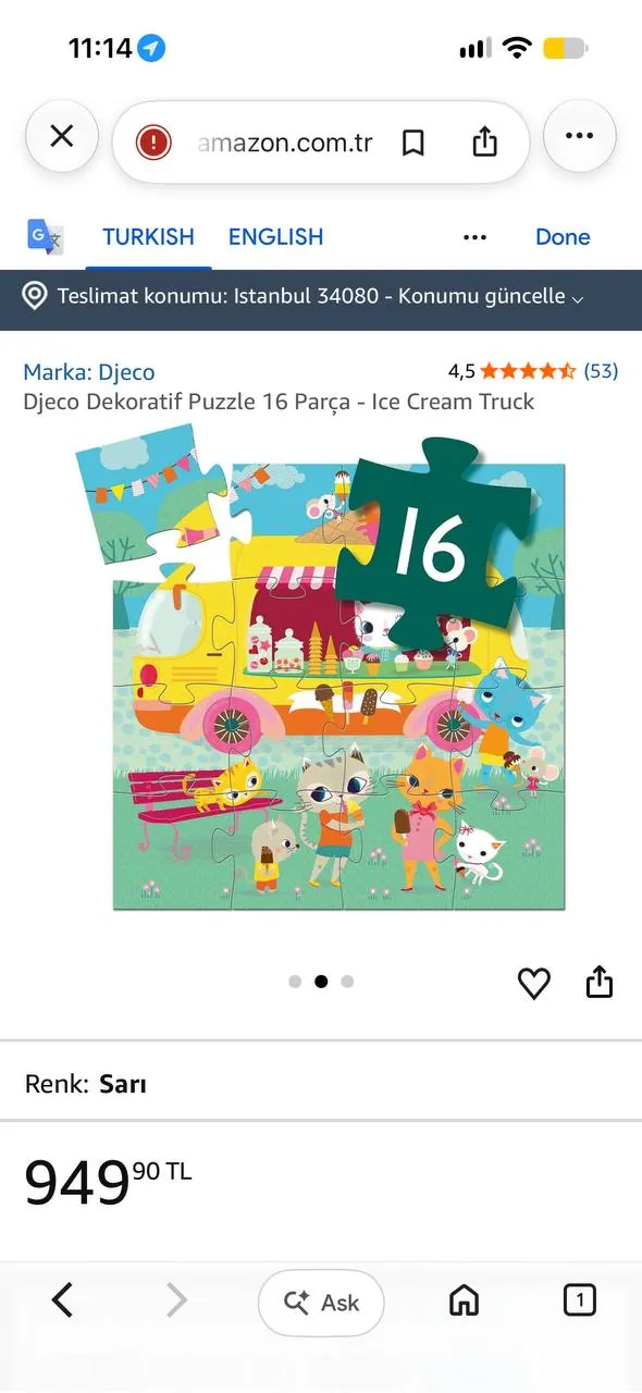 Пазлы для девочек Djeco и Crocodile Greek 3