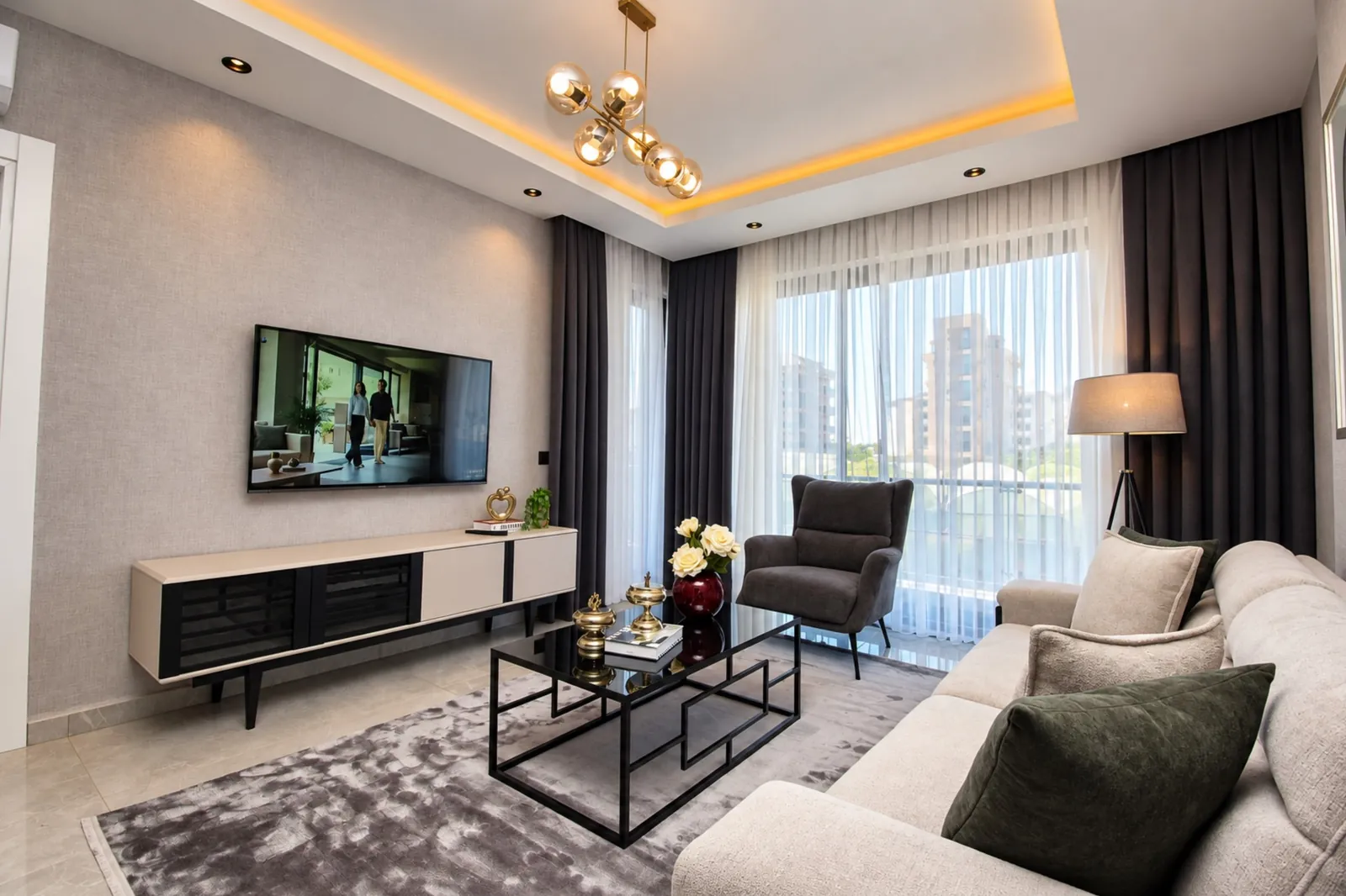 Квартира 1+1 58 м² в Royal Park Residence, Каргыджак 1